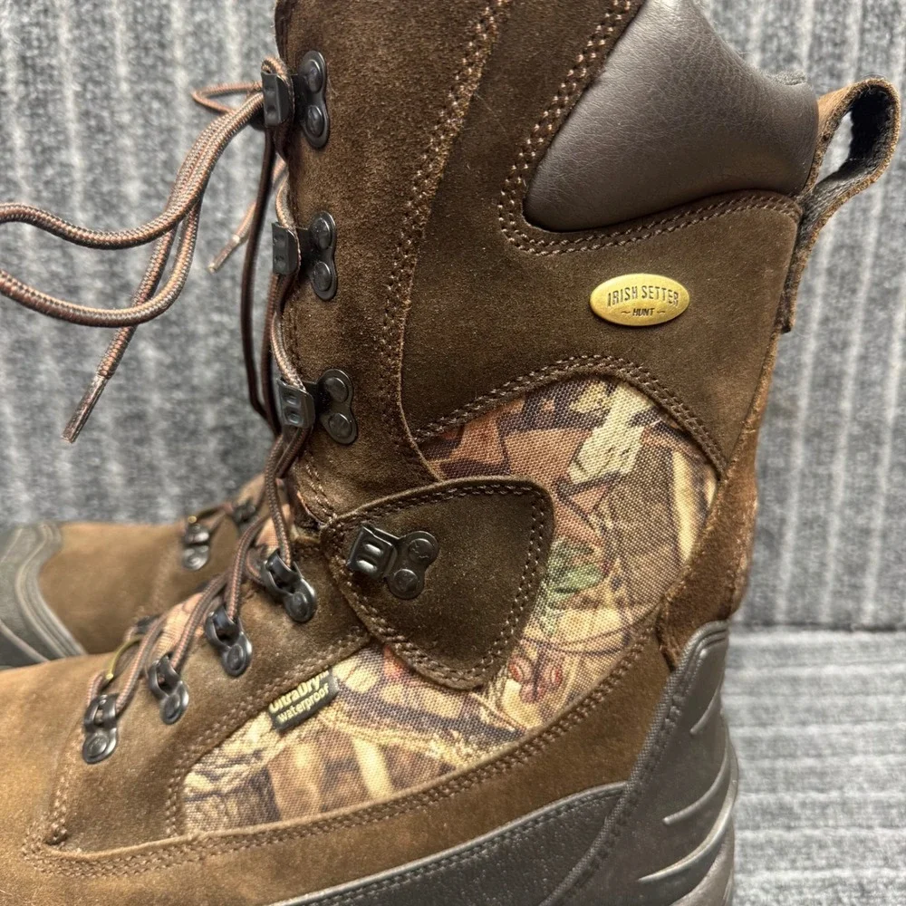 Irish Setter Hunting Boots 11.5 Brown 1400g Thinsulate Waterproof 2871